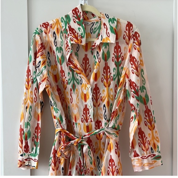 Zara midi shirt dress! Sz XL - Picture 3 of 4